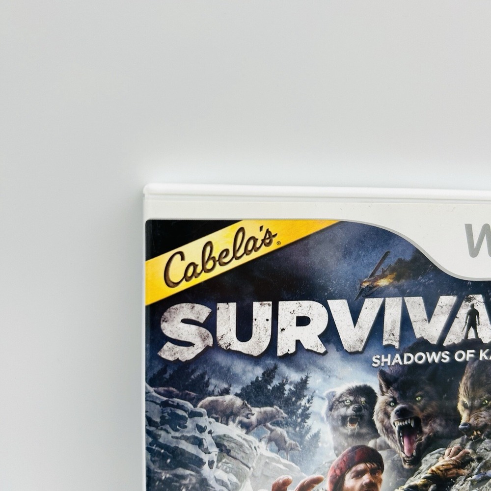 Cabelas Survival Shadows Of Katmai Nintendo Wii Complete CIB Manual Video Game - Picture 6 of 16